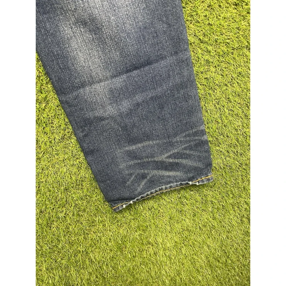 True Religion Jeans Mens 40 Ricky Relaxed Straight Big T Flap Pockets y2k Grunge